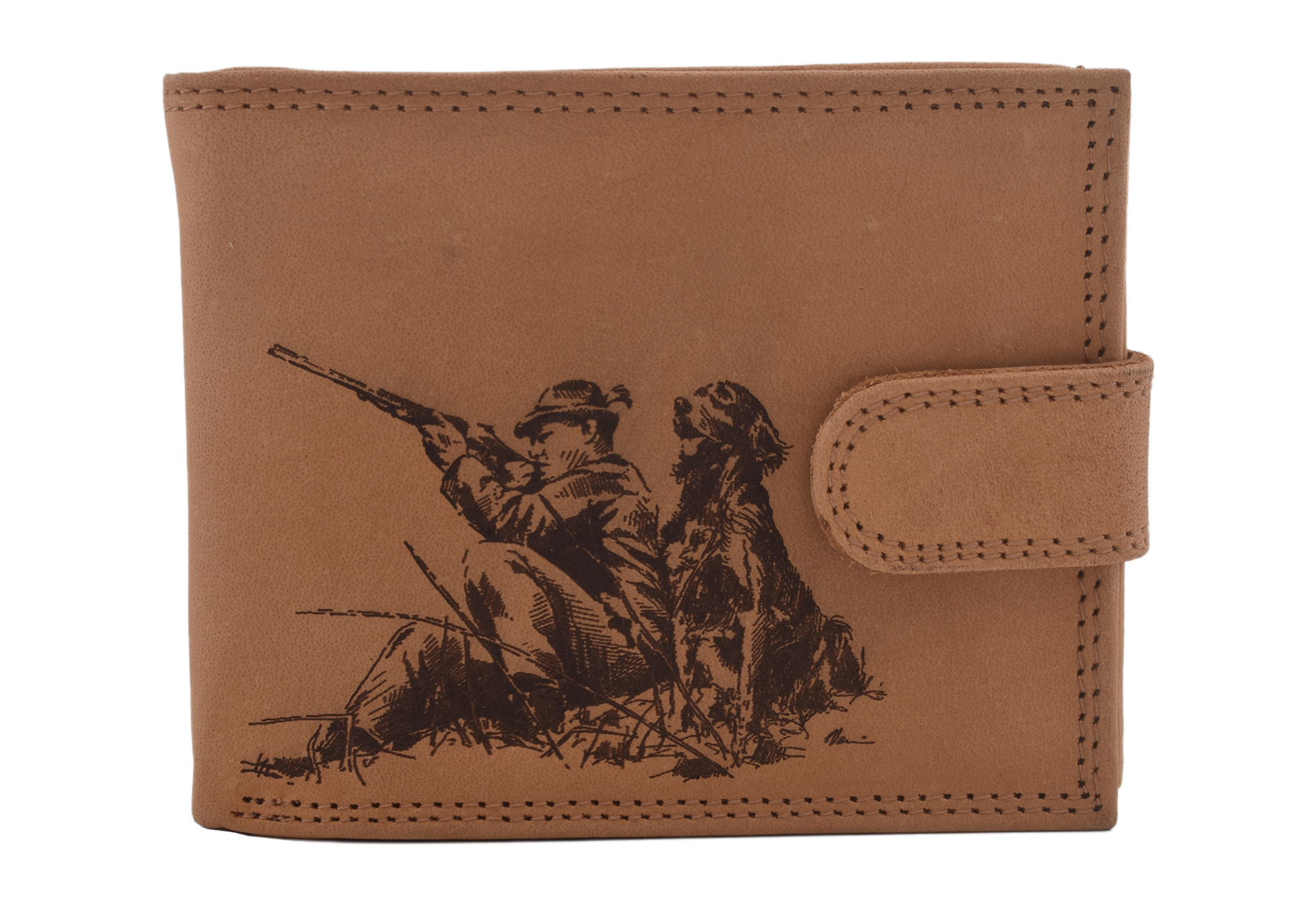 Pánska peňaženka MERCUCIO poľovník a pes 2911927-60,skl.