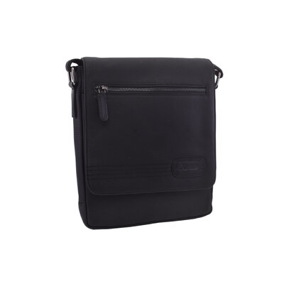 Pánske kožené crossbody čierna nappa 250853