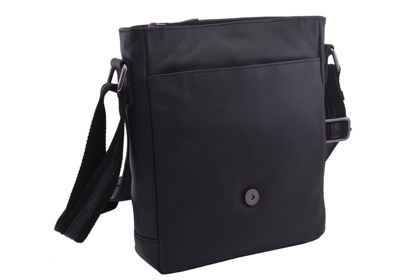 Pánske kožené crossbody čierna nappa 250853