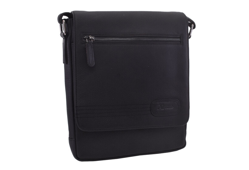 Pánske kožené crossbody čierna nappa 250853