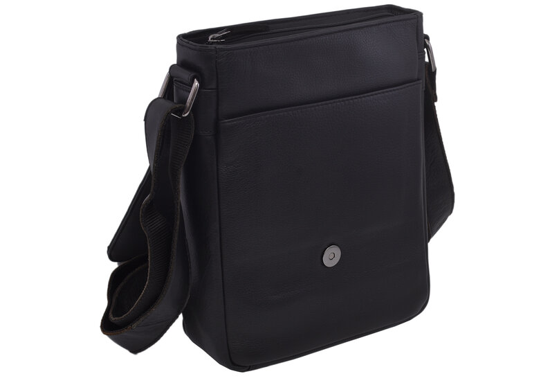 Pánske kožené crossbody čierna nappa 250908