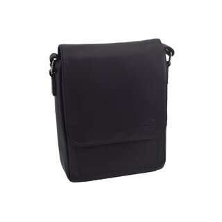 Pánske kožené crossbody čierna nappa 250909