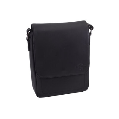 Pánske kožené crossbody čierna nappa 250909