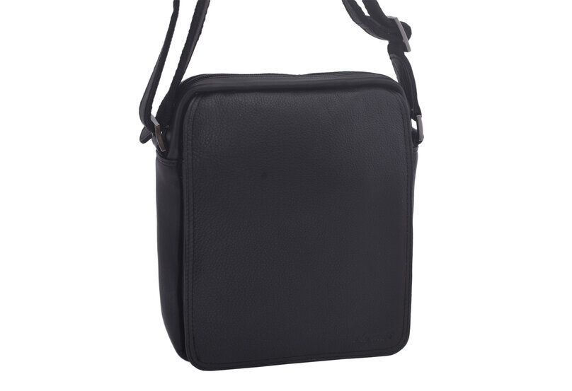 Pánske kožené crossbody čierna nappa V 250589