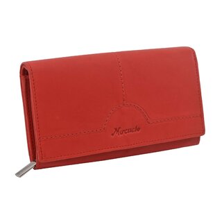 Veľká kožená peňaženka MERCUCIO červená 2311804